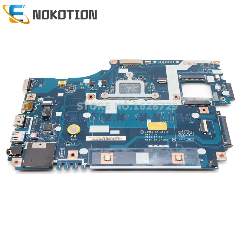 NOKOTION Z5WE3 LA-A621P материнская плата для ноутбука acer aspire E1-510 NBC3A11001 NB. C3A11.001 материнская плата SR1SF N2920 Процессор полный тест