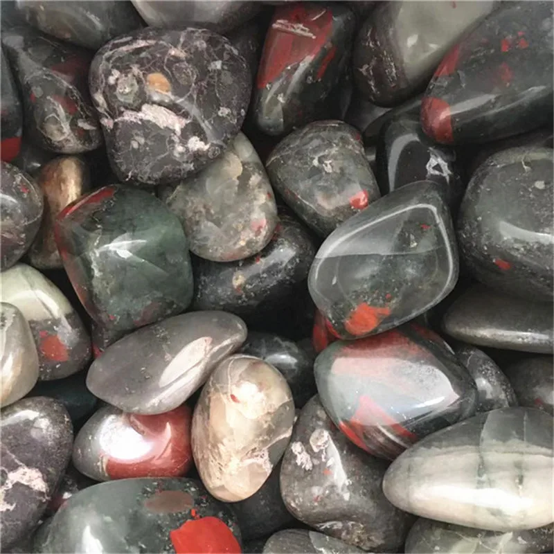 Натуральный кровяной камень сверкающий драгоценный минеральный чакра медитация