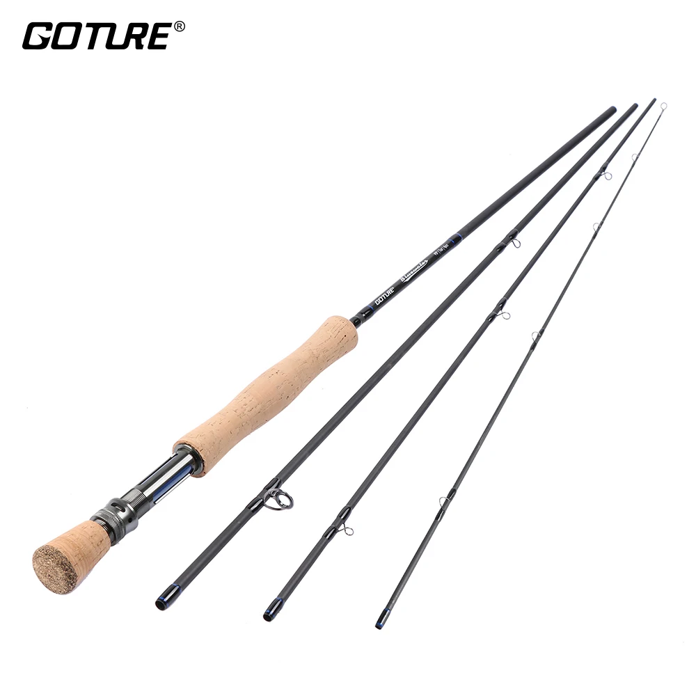 Goture Bluewater 30T удочка для ловли нахлыстом из высокоуглеродного волокна 2 7 м 8wt форель