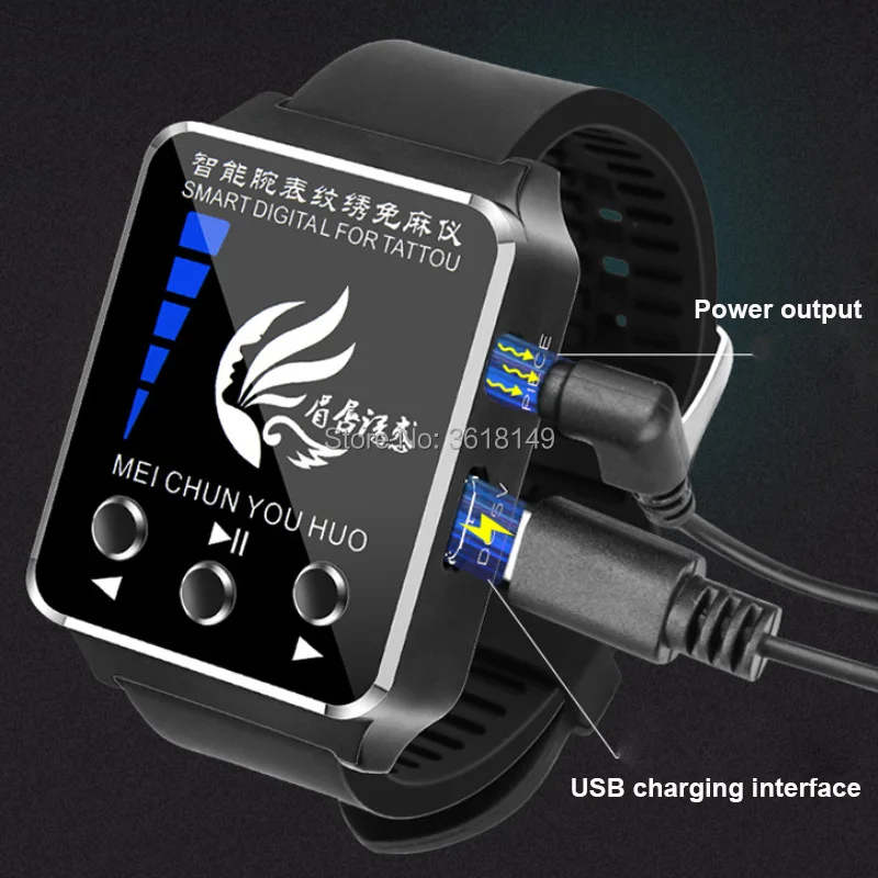 Digital Linen-free Tattoo Machine for Eyebrow Lip Smart Watch Embroridery Pen Anesthesia-free Needle Microblading | Красота и