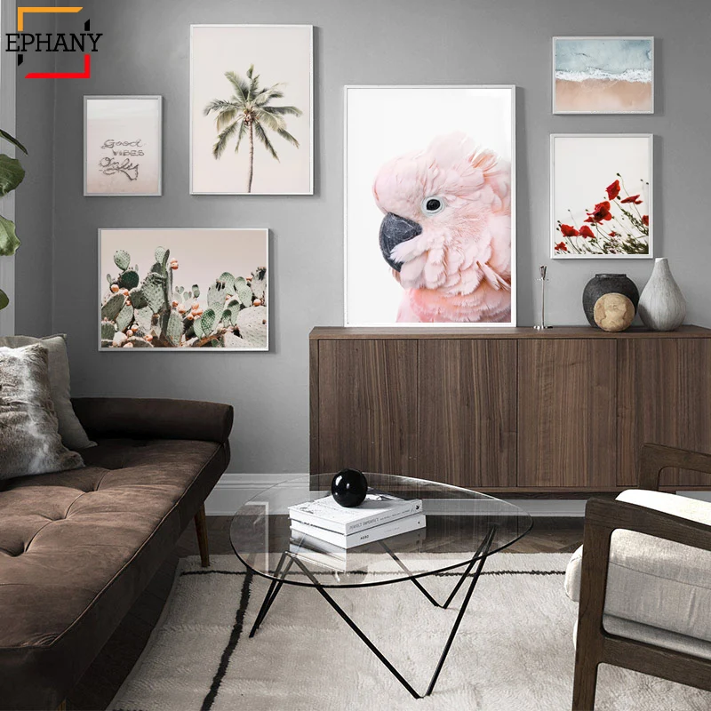 Постер на холсте с изображением береговой океана скандинавский художественный