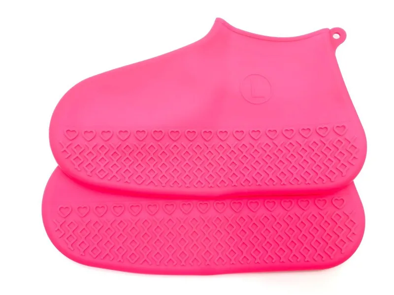 Складной чехол для дождевой обуви водонепроницаемая резиновая