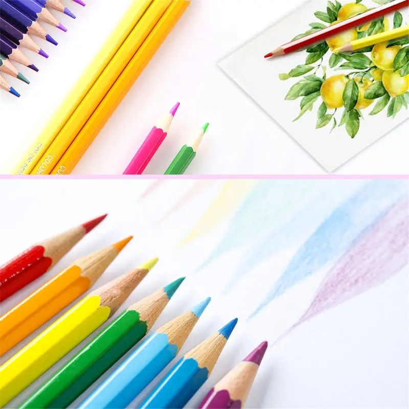 

72 Pcs/Set Colored Pencils Including Coloring Pencils, Travel Case, Pencil Sharpener, a Perfect Gift To Kids, Students, Artist