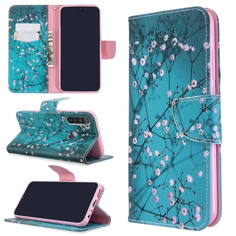 Note8T Note7 Funda Флип Бумажник кожаный чехол для Xiaomi Redmi 7 7A 8 8A Note 4 5 6 Pro Чехол Для