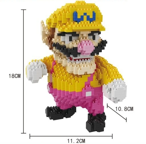 2200 шт. 21822 и т. Д. Мультяшная фигурка Koopa King аниме алмаз здания конструктор Сделай Сам игрушки для детей Подарки Brinquedos детей - Цвет: 16022 no box