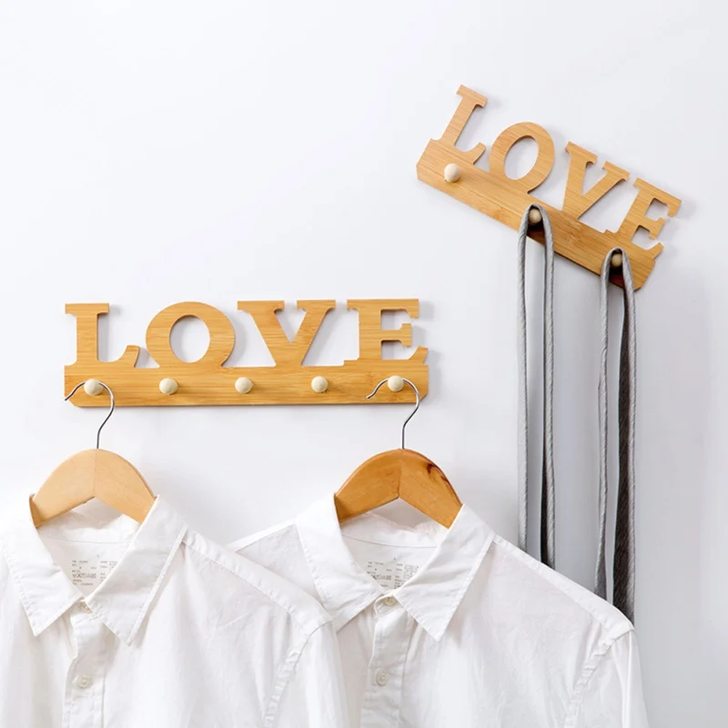 Multifunction Wood Wall Hook Door Mounted Holder Rack Shelf/Coat Hat Clothes Key Hanger Storage Racks Home Garden Supplies