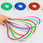 12 В постоянного тока неосветильник гибкая светодиодная лента 6x12 мм SMD2835 120 светодиодныйM Водонепроницаемая неоновая вывеска веревочная трубка Мягкая неоновая нить для украшения