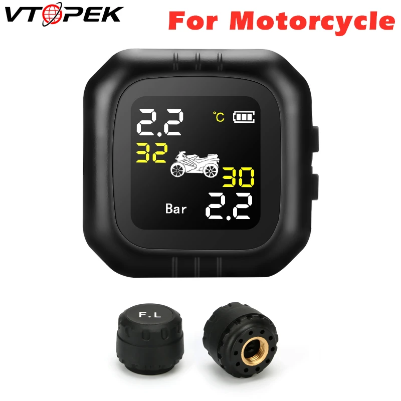 Система контроля давления в шинах VTOPEK с ЖК дисплеем|Датчик шинах| |