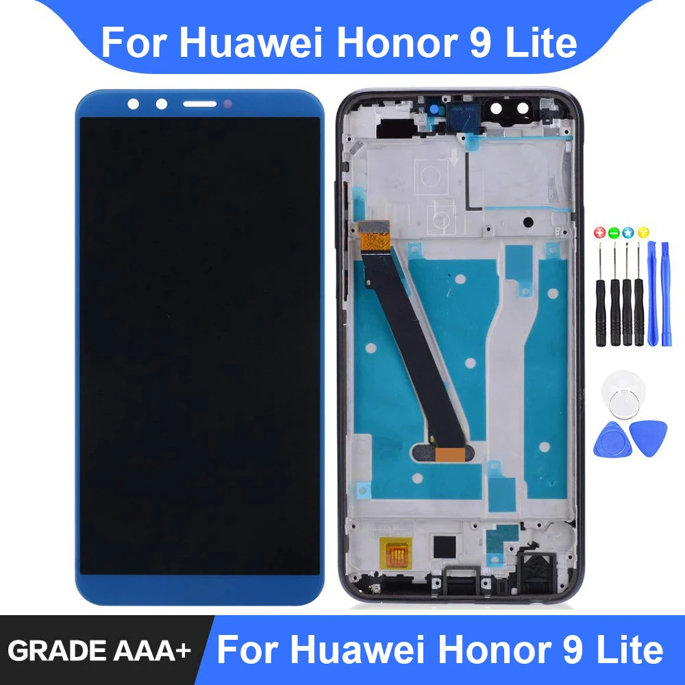 ЖК дисплей для Huawei Honor 9 Lite с сенсорным экраном и дигитайзером запасные части в