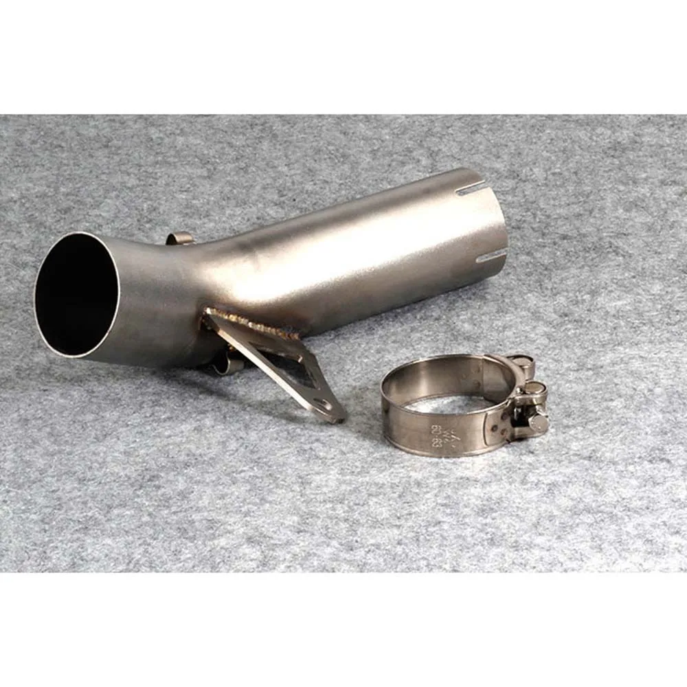 TKOSM средняя выхлопная труба мотоцикла Нержавеющая сталь глушитель выхлопной