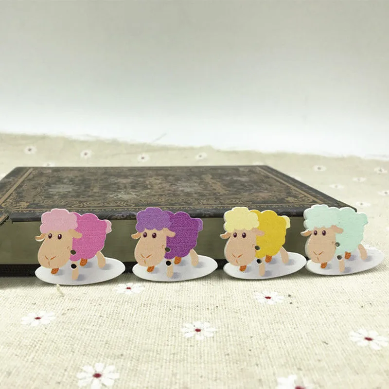 Сделай Сам 100 шт. мультяшный разные цвета овечка животное фотоальбом скрапбукинг