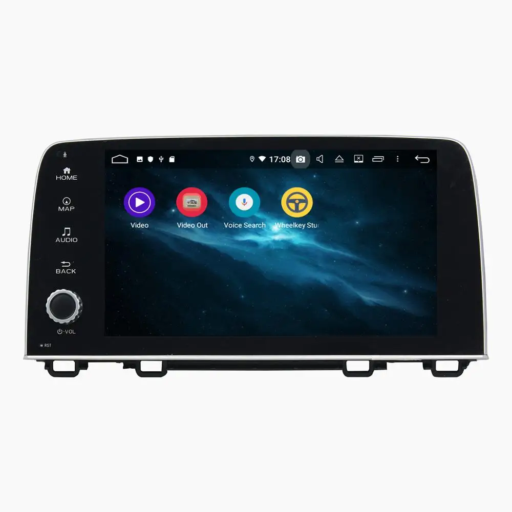 Android 9 8 Core с DSP для HONDA CRV 2017 автомобильное радио видеоплеер мультимедийный