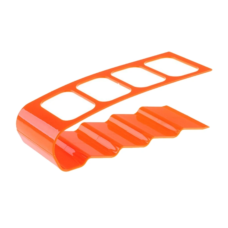 

Four-Lattice Desktop Plastic Phone Organizer for Place School Office Supplies 4 Grids Frame Storage Rack Strong