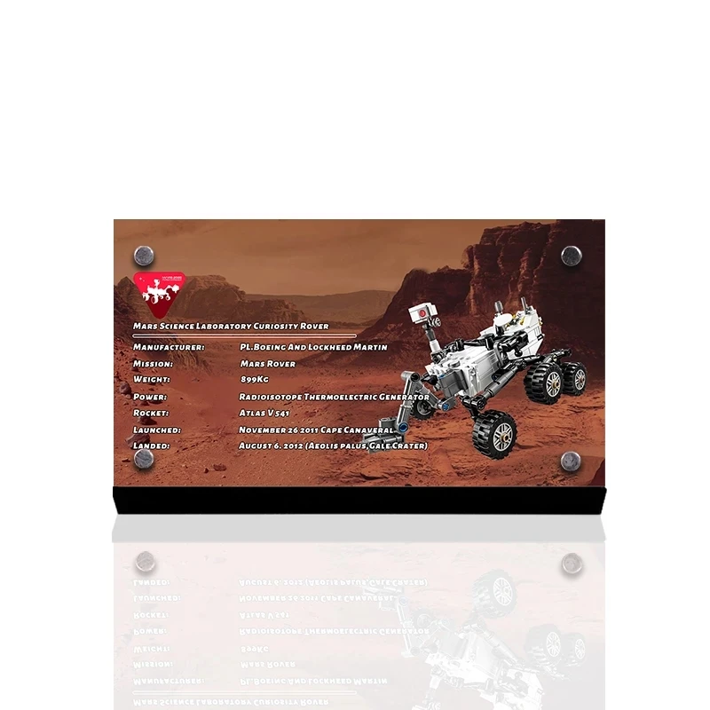 

Acrylic Display Stand Brand NamePlate Compatible With 21104 Building Blocks Bricks Toys For Children Kids