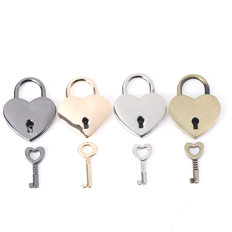 

Цинковые из сплава, в форме сердца сумка замок поворотный замок с ключом застежка кожаный ремесло Для женщин, сумка в руку, сумка на плечо, су...