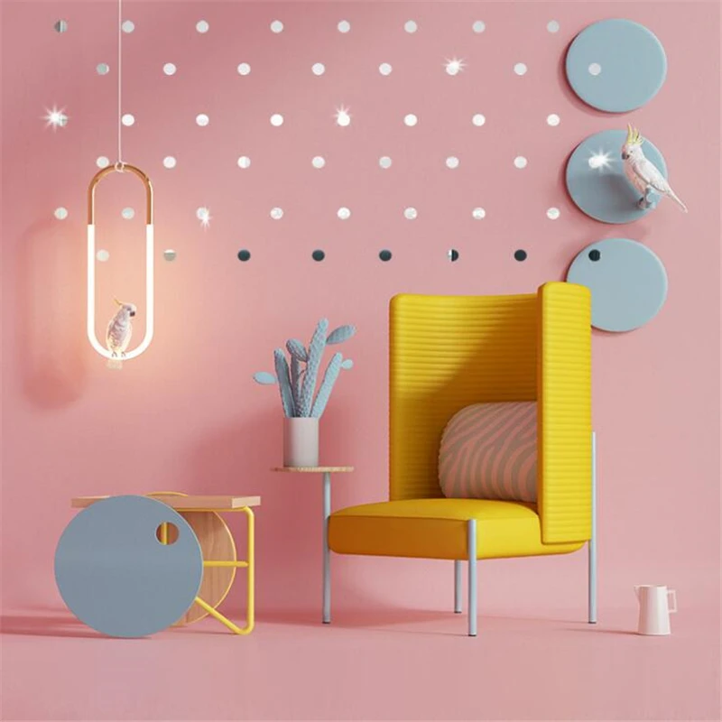 3D для заеркальной стены геометрический узор ТВ фон спальня наклейки коридора