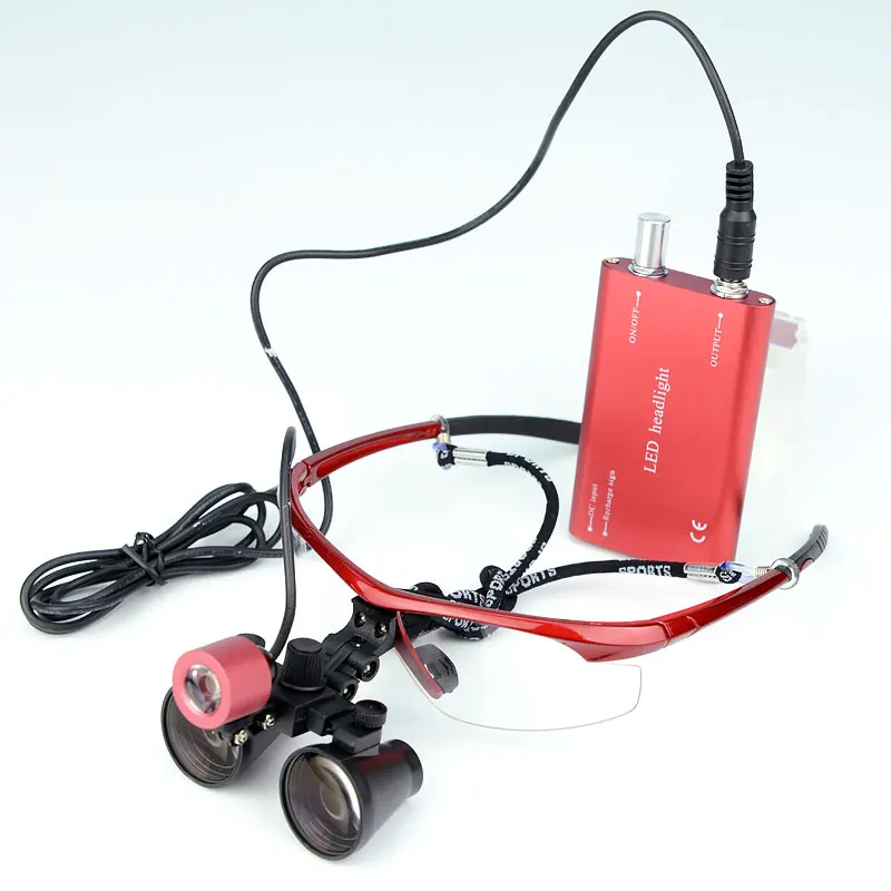 3.5X R бинокулярный светильник стоматологическая лупа хирургическая медицинская