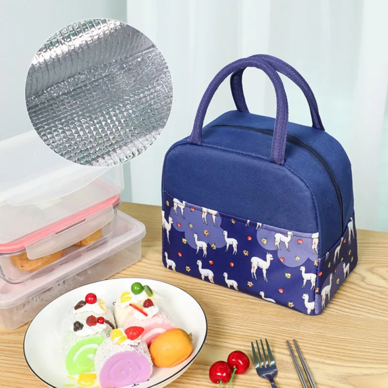 

Leak-proof Thermal Insulation Rice Bag Reusable Striped Rice Bag Practical Convenience Supplies For Office Workers And Students