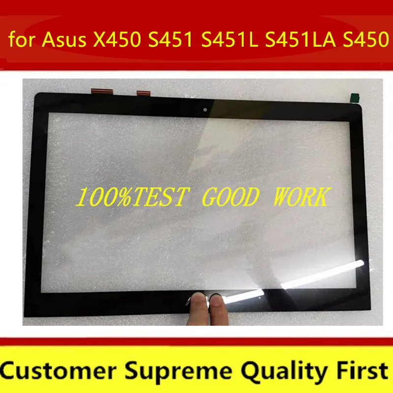 Дигитайзер сенсорного экрана 14 0 дюйма для Asus X450 S451 S451L S451LA S450 панель стекло с