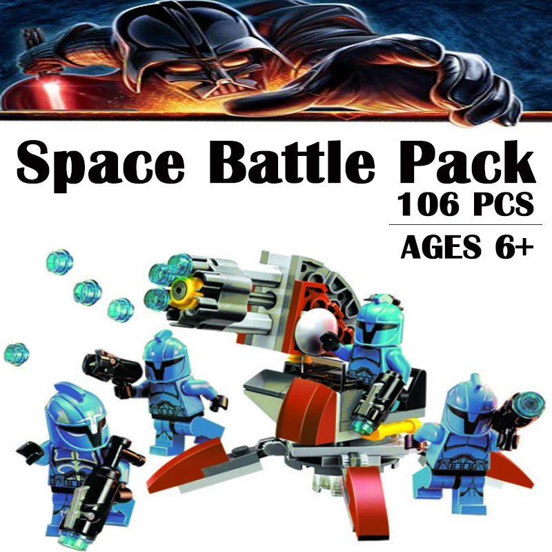 

Space Series Wars Figure Model Building Blocks The Commando Trooper Bricks Toys For Children Kids