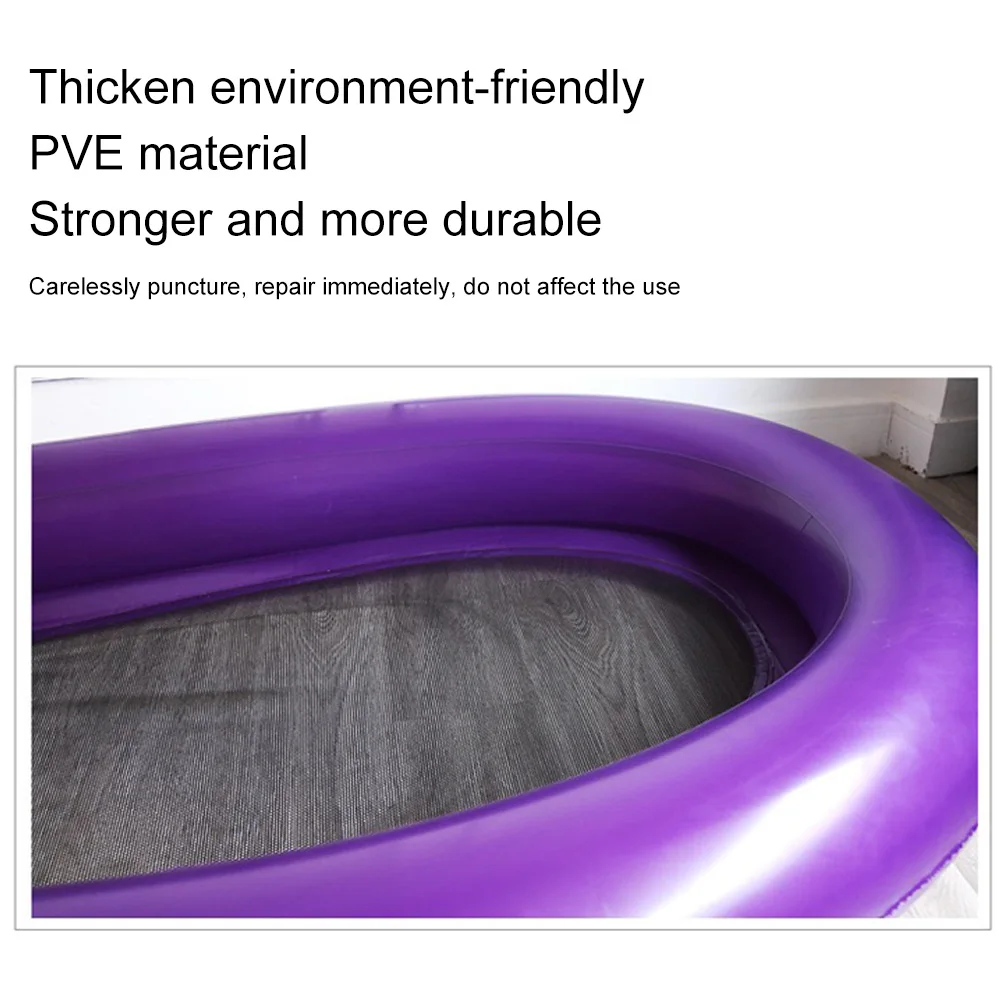 

Eggplant Pool Float Swimming Pool Inflatable Raft Air Mattress Water Floating Sofa Floating Row for Summer Water Sports