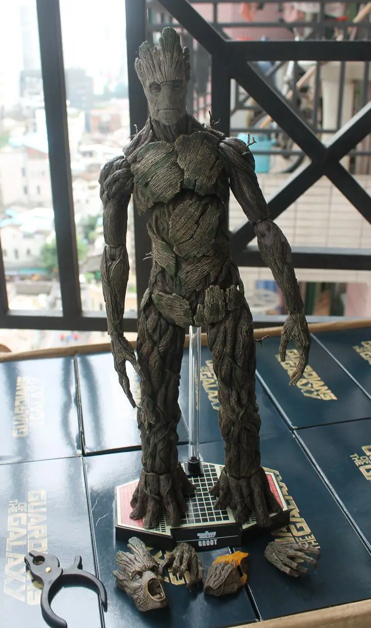 Горячие игрушки Marvel стражи Галактики дерево человек Грут Мстители 40 см Большой