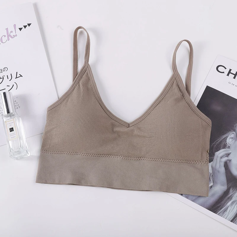 

Seamless Yoga Bra U-shaped Back Women Underwear Streetwear Sport Crop Tops for Female Bralette Lingerie Intimates Lady Tube Tops