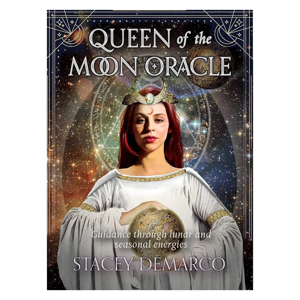 44 шт./компл. новый Таро карты Queen of The Moon Oracle прочный Забавный игральные для