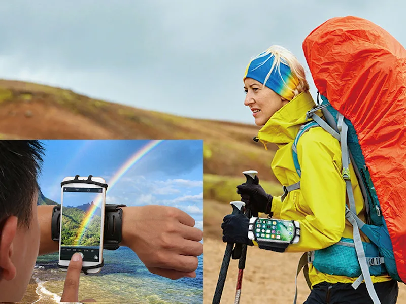 4 6 дюймов Сумка для бега мужчин и женщин нарукавная повязка сенсорного экрана