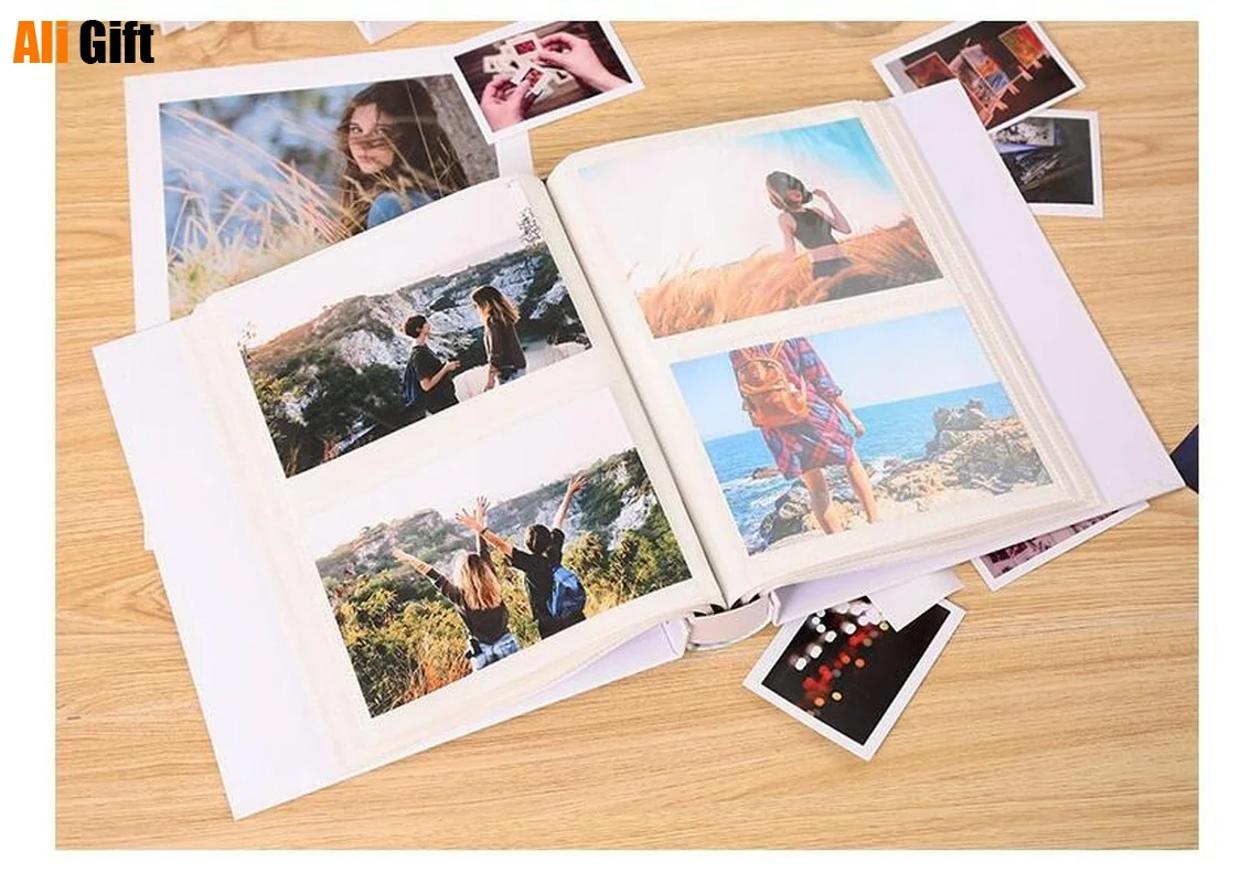 Али Подарочный фотоальбом вставка кожаный большой 6 дюймов 200 карманов Ёмкость