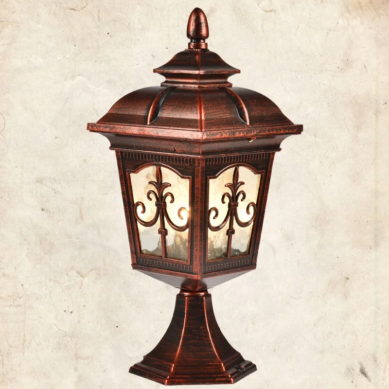 

Уличная водонепроницаемая лампа, энергосберегающий светодиодный светильник в виде столба, наружное садовое ландшафтное освещение, лампа д...