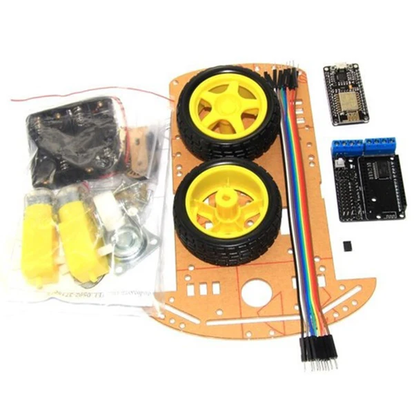 Умный автомобильный комплект ESP8266 WiFi управление Lua 2WD ESP NodeMCU умный автомобиль для