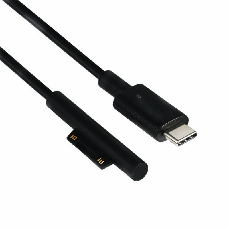 USB Type-C адаптер для зарядного устройства зарядный кабель шнур Microsoft Surface Pro 6/5/4/3 Go Book