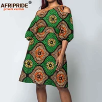 african dresses for women diagonal collar plus size loose dress with belt dashiki outfits ankara print african clothes a2125031