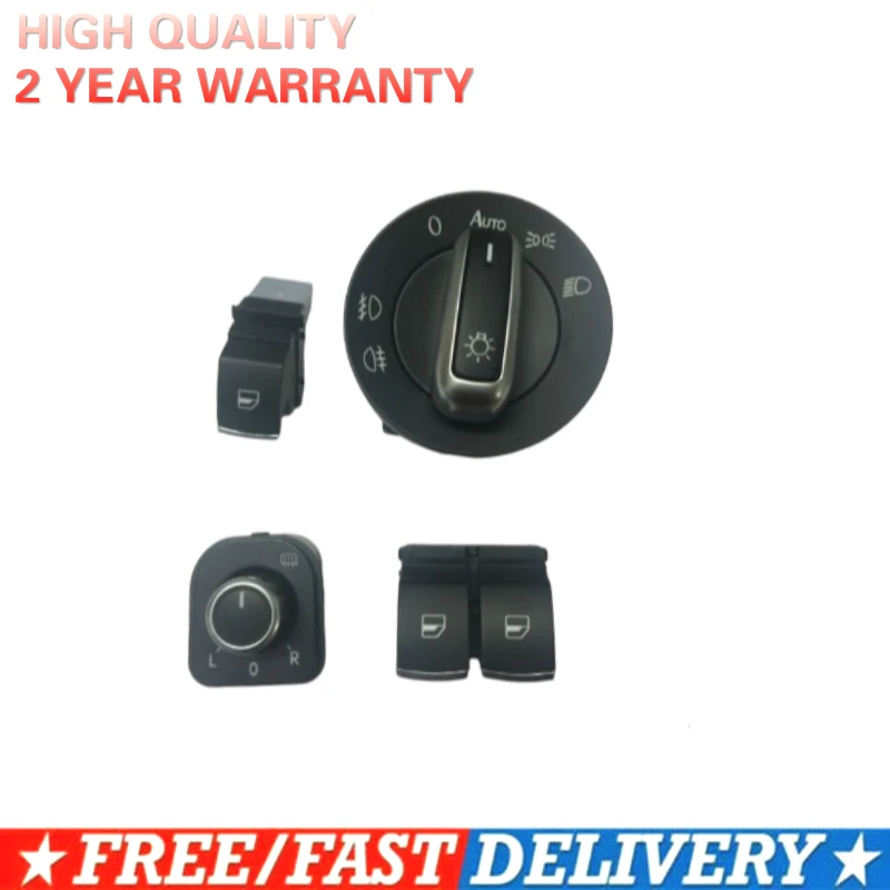 Бесплатная доставка переключатель окна зеркало фар для Volkswagen VW passat B6 Eos Golf GTI mk 5 6 4