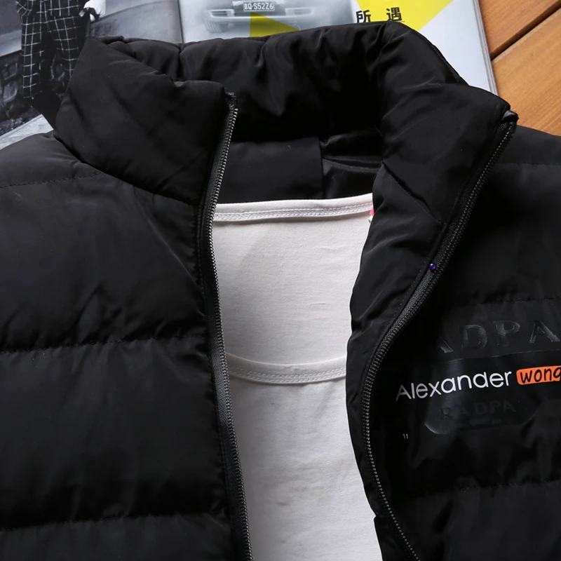

Mens Cotton Padded Jacket Men 2020 Fashion Winter Warm Short Tailed Jacket Soft Shell Casual Slim Fit Solid Color Jacket For Men