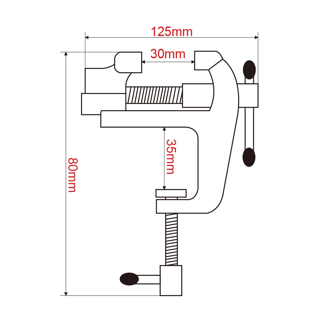 Мини-зажимы для стола алюминиевый сплав вращающийся инструмент Dremel ювелиров