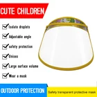 Новинка летние детские солнцезащитные шляпы с защитой от капель Полнолицевая Защитная противотуманная прозрачная шляпа с защитой от солнца