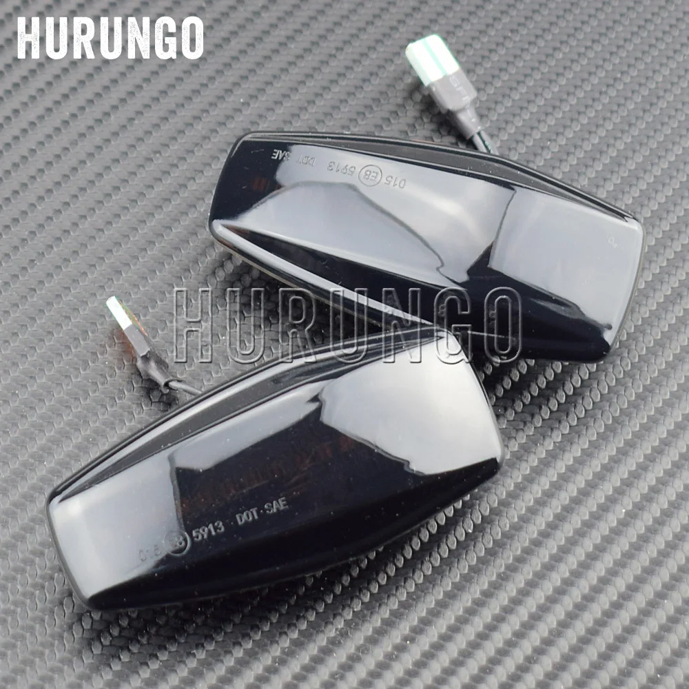 Светодиодный Динамический указатель поворота боковой габаритный фонарь для Hyundai