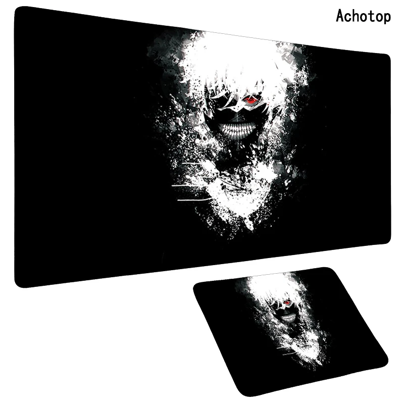 

80x30cm Gaming Mouse Pad Tokyo Ghoul Mousepad Anime Cartoon XL Large Gamer Mouse Pad Big Keyboard Computer Desk Mat Notbook Pad