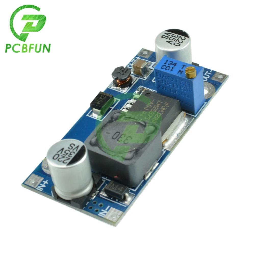 LM2587 DC Boost преобразователь 3 30 в повышающий до 4 35 модуль источника питания Макс 5 А
