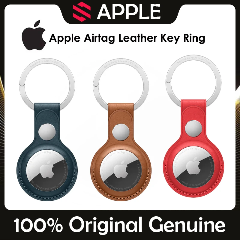 

Apple AirTag Leather Key Ring Case Original Genuine