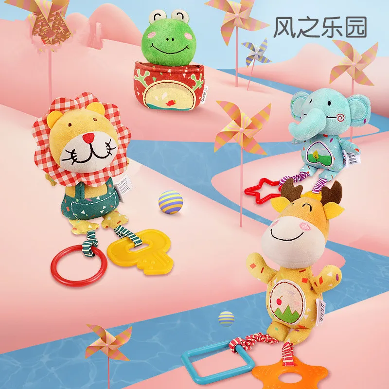 Детские погремушки 4 шт./компл. плюшевая зверушка-висит мобильных телефонов