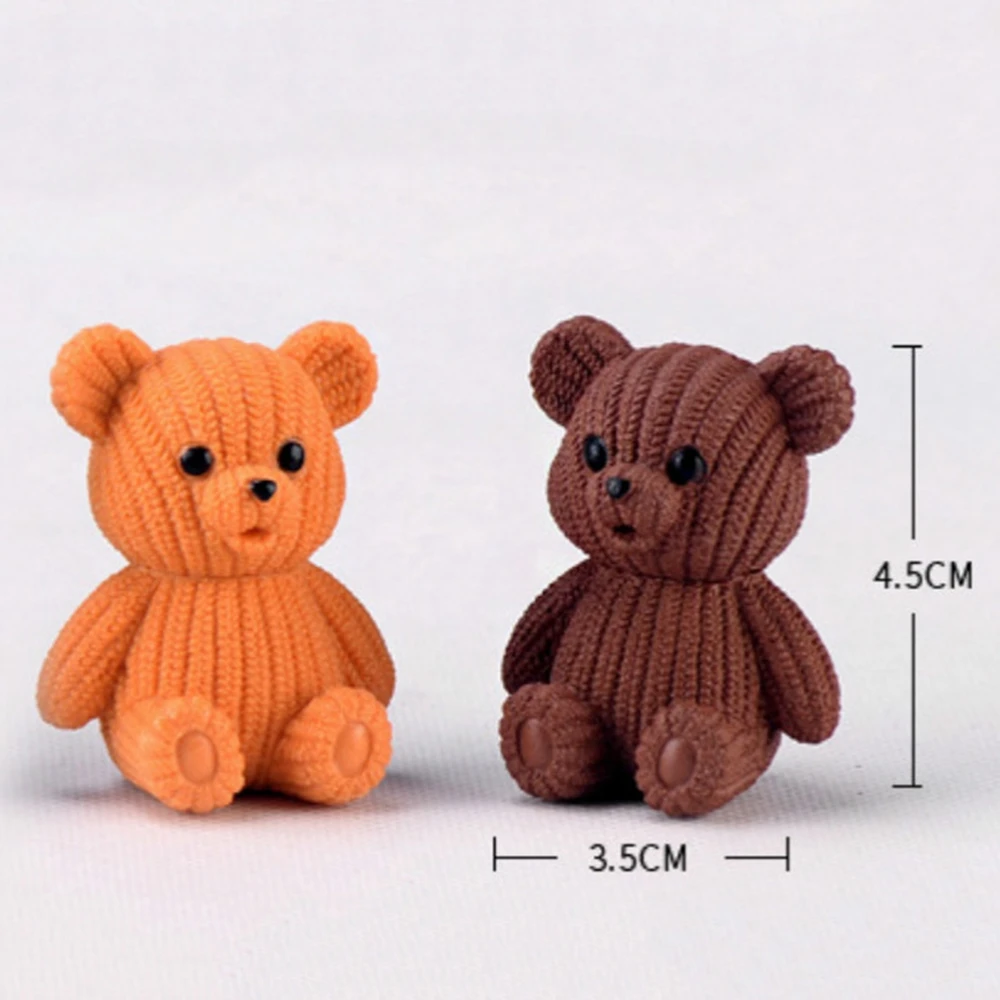 DIY PVC сказочная детская кукольный домик животное фотомедведь миниатюрный | Дом и