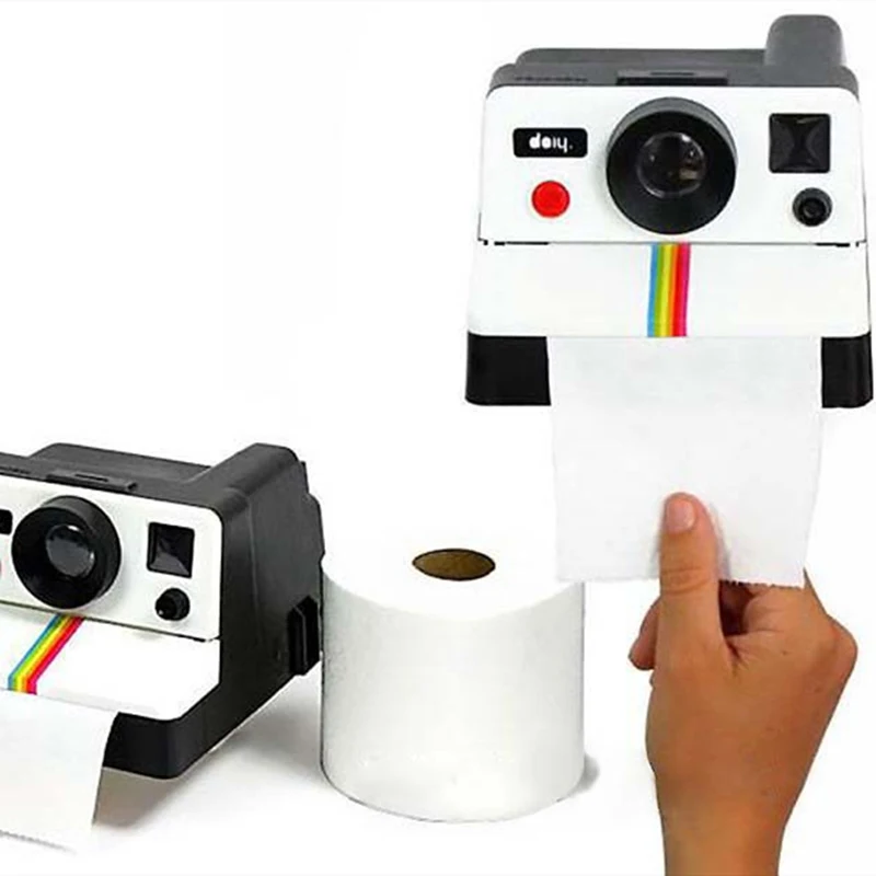

Bathroom Creative Paper Roll Camera Napkins New Holder Home Toilet Box Decor Shape Retro Inspired Tissue WC