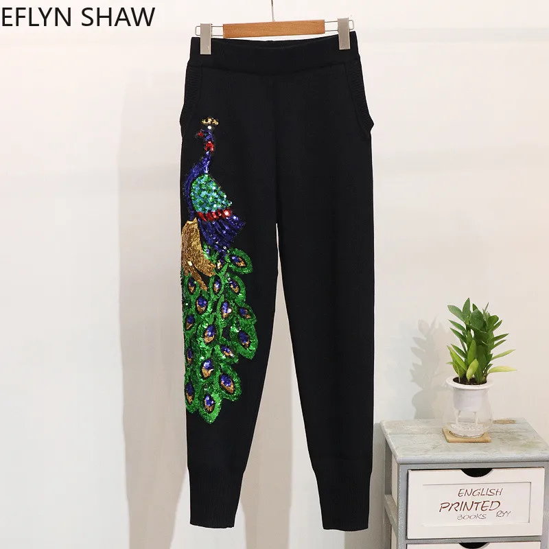 Женский комплект из 2 предметов повседневный трикотажный Свитера и брюк с