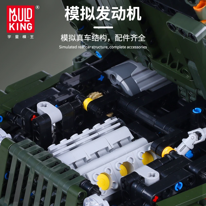 MOC пульт дистанционного управления Jeeped Wrangler Car Fit Technic Adventurer модель строительные