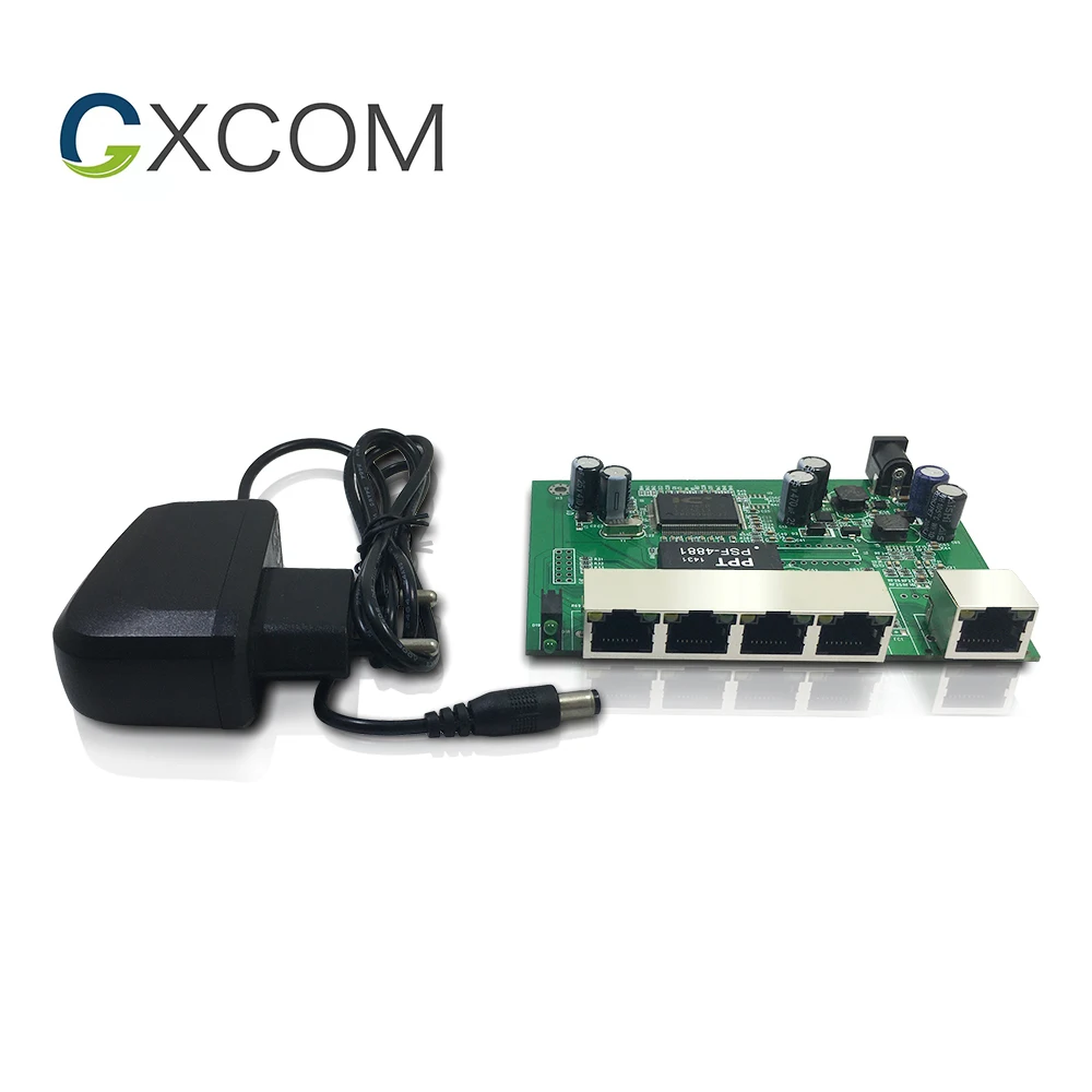 Подключи и работай полный/полудуплексный 5-портовый RJ45 Ethernet Быстрый коммутатор