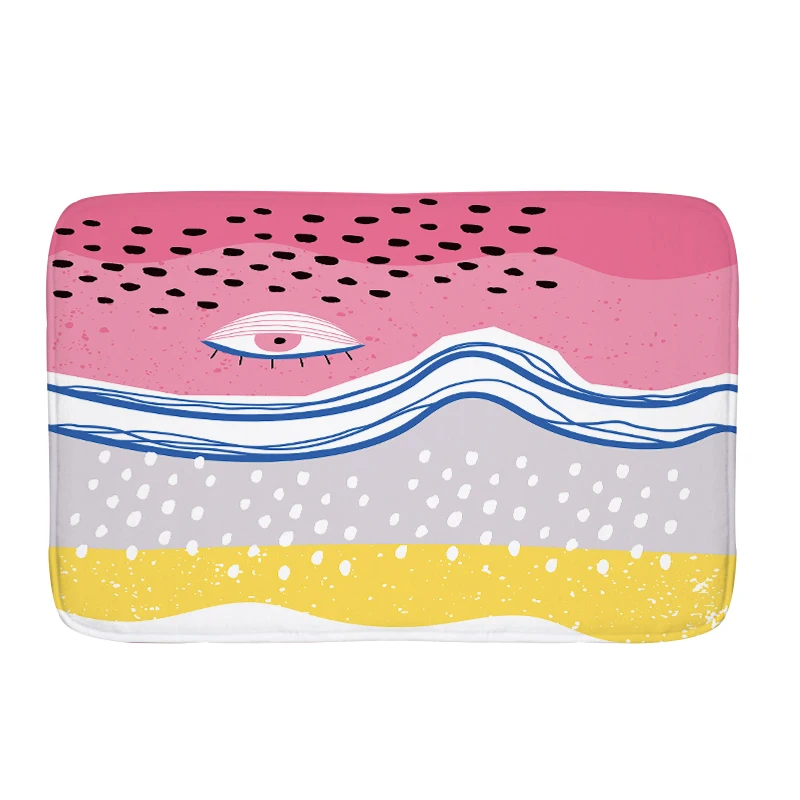 Ресницы с узором в виде глаз противоскользящие современные модные абстрактные