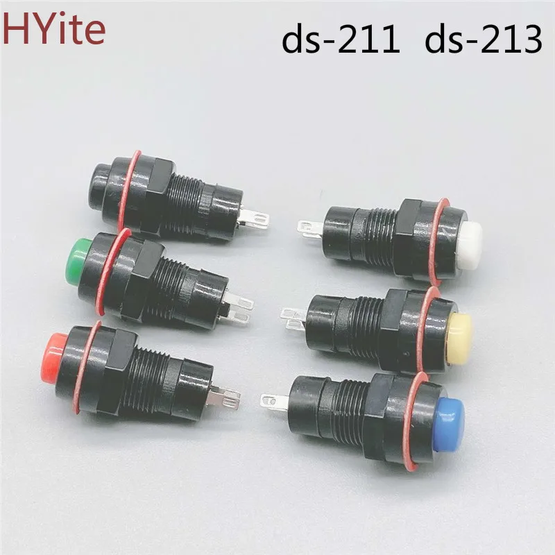 6 шт. кнопочный переключатель с замком|Выключатели| |